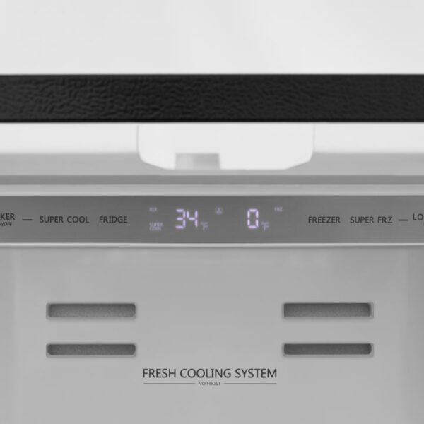 ZLINE 36 in. Freestanding French Door Refrigerator with Ice Maker in Black Stainless Steel (RFM-36-BS) - Image 7