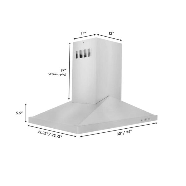 ZLINE Island Mount Range Hood In Stainless Steel (GL1i) - Image 2