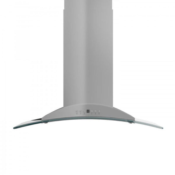 ZLINE Convertible Vent Island Mount Range Hood in Stainless Steel & Glass (GL9i) - Image 9