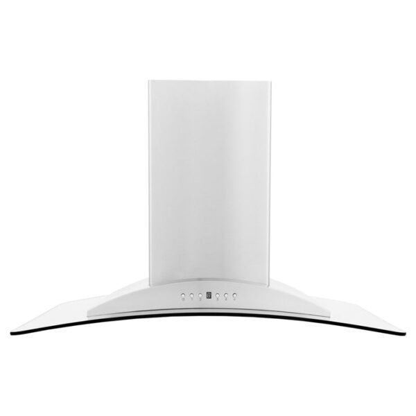ZLINE Convertible Vent Island Mount Range Hood in Stainless Steel & Glass (GL9i) - Image 8