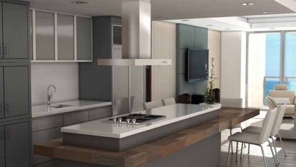 ZLINE Convertible Vent Island Mount Range Hood in Stainless Steel (KE2i) - Image 3