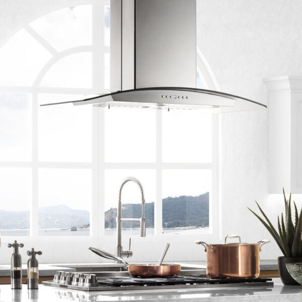 ZLINE Island Mount Range Hood in Stainless Steel & Glass (GL5i) - Image 11