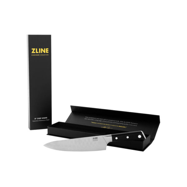ZLINE 8 in. Professional Damascus Steel Chef’s Knife (KCKT-JD) - Image 4
