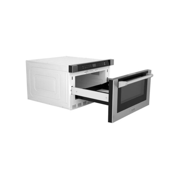 ZLINE 24 in. 1.2 cu. ft. Built-in Microwave Drawer with a Traditional Handle with Color Options (MWD-1-H) - Image 9