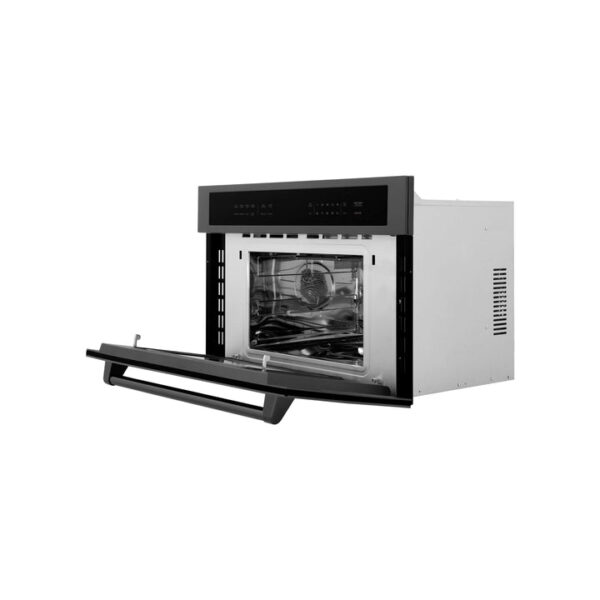 ZLINE 30 in. 1.6 cu ft. Black Stainless Steel Built-in Convection Microwave Oven (MWO-30-BS) - Image 9