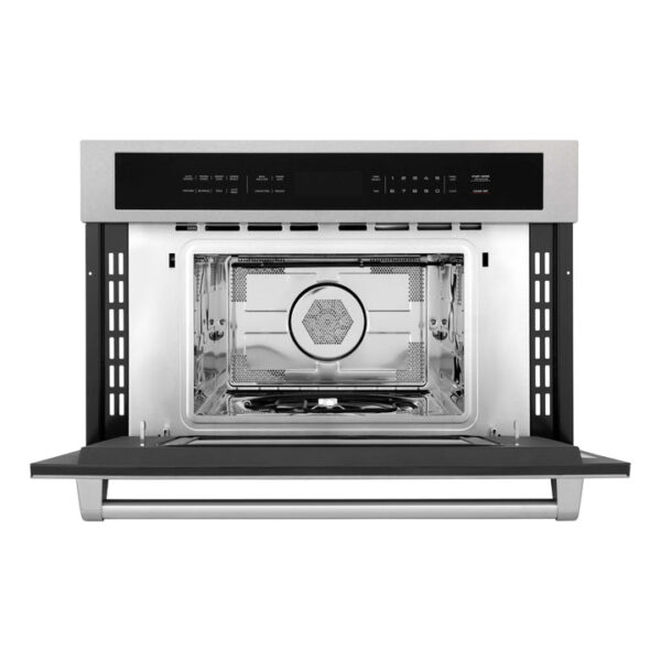 ZLINE 30 in. 1.6 cu ft. Built-in Convection Microwave Oven in Fingerprint Resistant Stainless Steel (MWO-30-SS) - Image 9