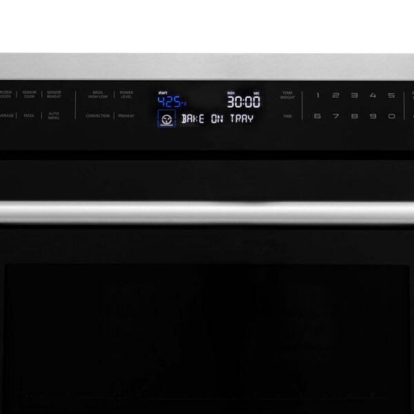 ZLINE 30 in. 1.6 cu ft. Stainless Steel Built-in Convection Microwave Oven (MWO-30) - Image 9