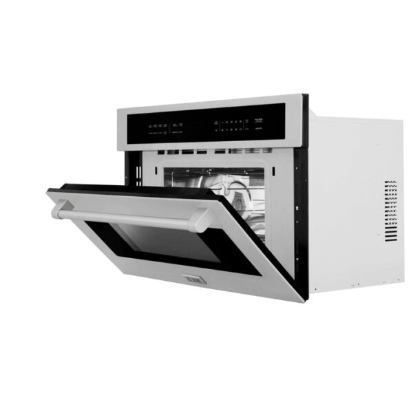 ZLINE 30 in. 1.6 cu ft. Stainless Steel Built-in Convection Microwave Oven (MWO-30) - Image 12
