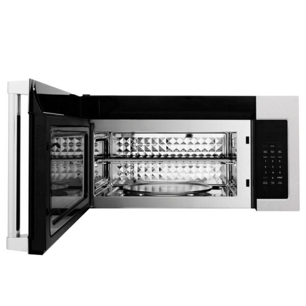 ZLINE 30 in. Black Stainless Steel Over the Range Convection Microwave Oven with Traditional Handle (MWO-OTR-H-BS) - Image 14