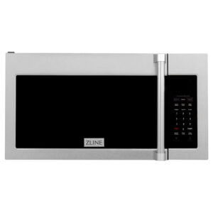 ZLINE 30 in. Black Stainless Steel Over the Range Convection Microwave Oven with Traditional Handle (MWO-OTR-H-BS)