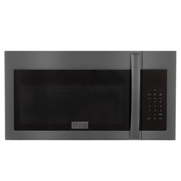 ZLINE 30 in. Recirculating Over the Range Convection Microwave Oven with Traditional Handle and Charcoal Filters in Black Stainless Steel (MWO-OTRCFH-30-BS) - Image 15