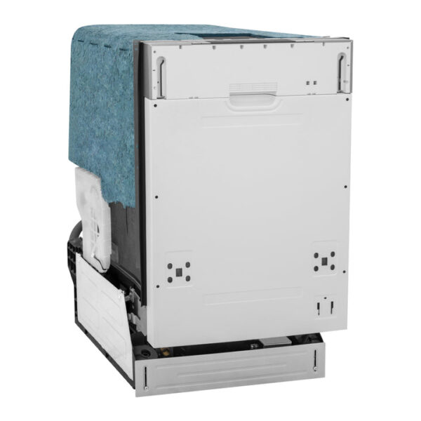 ZLINE 18 in. Compact Top Control Dishwasher with Fingerprint Resistant Stainless Steel Panel and Modern Style Handle, 52 dBa (DW-SN-18) - Image 3