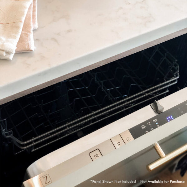 ZLINE 18 in. Compact Panel Ready Top Control Dishwasher with Stainless Steel Tub, 54dBa (DW7714-18) - Image 4