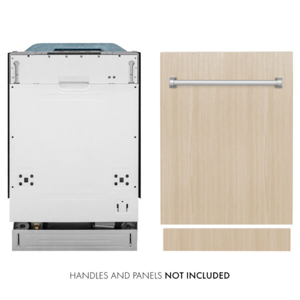 ZLINE 18 in. Compact Panel Ready Top Control Dishwasher with Stainless Steel Tub, 54dBa (DW7714-18) - Image 13
