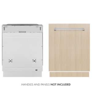 ZLINE 24 in. Panel-Ready Monument Series 3rd Rack Top Touch Control Dishwasher with Stainless Steel Tub, 45dBa (DWMT-24)