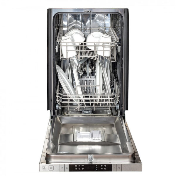 ZLINE 18 in. Compact Top Control Dishwasher with Copper Panel and Modern Style Handle, 52 dBa (DW-C-18) - Image 3