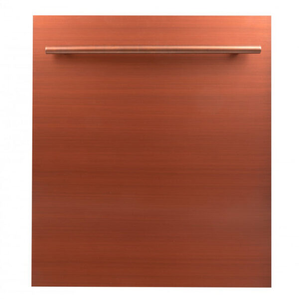 ZLINE 24 in. Top Control Dishwasher with Copper Panel and Modern Style Handle, 52dBa (DW-C-24)