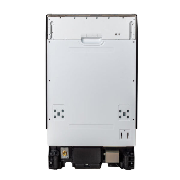 ZLINE 18 in. Compact Top Control Dishwasher with White Matte Panel and Traditional Handle, 52dBa (DW-WM-18) - Image 6