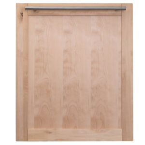 ZLINE 24 in. Top Control Dishwasher with Unfinished Wooden Panel and Modern Style Handle, 52dBa (DW-UF-24)