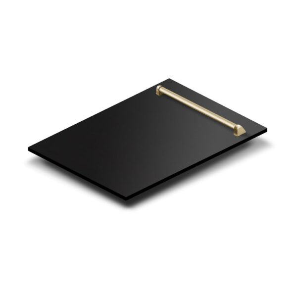 ZLINE Autograph Edition 18” Compact 3rd Rack Top Control Dishwasher in Black Stainless Steel with Polished Gold Accent Handle, 51dBa (DWVZ-BS-18-G) - Image 11