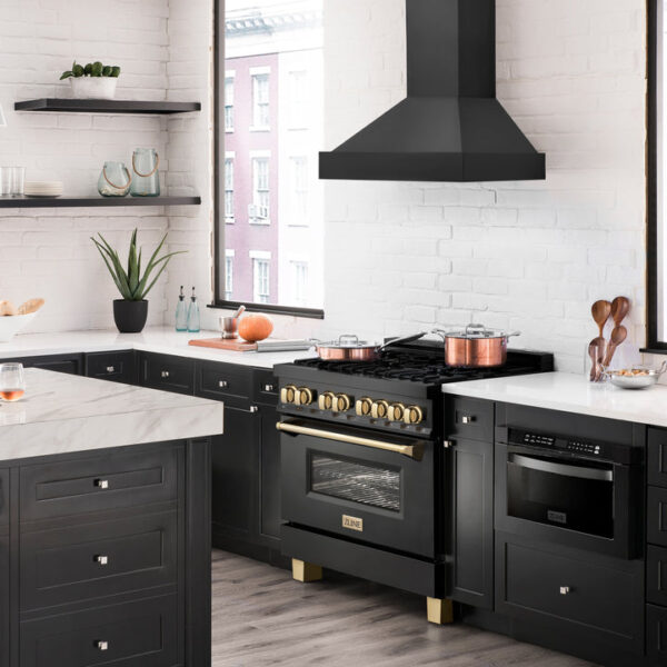 ZLINE Black Stainless Steel Wall Mount Range Hood (BS655N) - Image 8