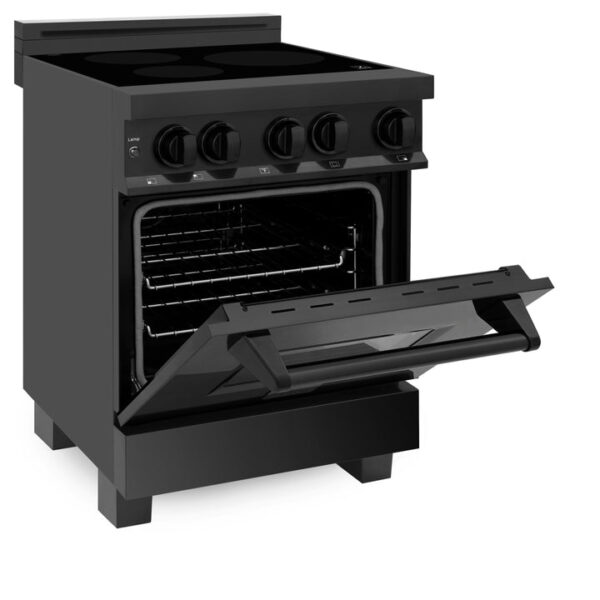 ZLINE 24 in. 2.8 cu. ft. Induction Range with a 3 Element Stove and Electric Oven in Black Stainless Steel (RAIND-BS-24) - Image 14