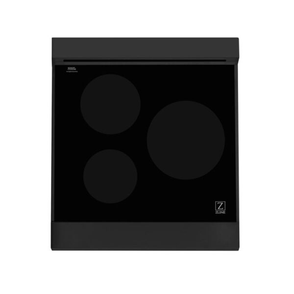 ZLINE 24 in. 2.8 cu. ft. Induction Range with a 3 Element Stove and Electric Oven in Black Stainless Steel (RAIND-BS-24) - Image 15