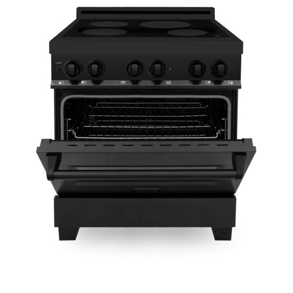ZLINE 30 in. 4.0 cu. ft. Induction Range with a 4 Element Stove and Electric Oven in Black Stainless Steel (RAIND-BS-30) - Image 11