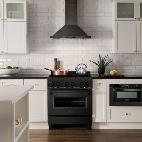 ZLINE 30 in. 4.0 cu. ft. Induction Range with a 4 Element Stove and Electric Oven in Black Stainless Steel (RAIND-BS-30) - Image 6