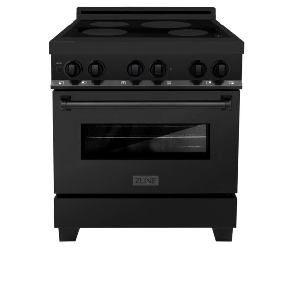ZLINE 30 in. 4.0 cu. ft. Induction Range with a 4 Element Stove and Electric Oven in Black Stainless Steel (RAIND-BS-30) - Image 14