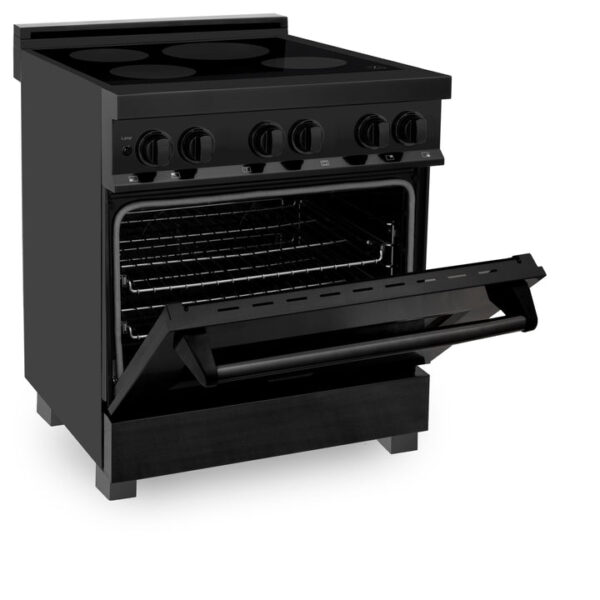 ZLINE 30 in. 4.0 cu. ft. Induction Range with a 4 Element Stove and Electric Oven in Black Stainless Steel (RAIND-BS-30) - Image 8
