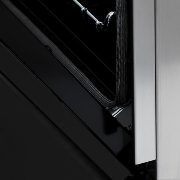 ZLINE 60 in. 7.4 cu. ft. Dual Fuel Range with Gas Stove and Electric Oven in Fingerprint Resistant Stainless Steel with Black Matte Door (RAS-BLM-60) - Image 16
