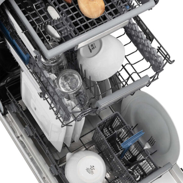 ZLINE 18 in. Tallac Series 3rd Rack Top Control Dishwasher in a Stainless Steel Tub with Fingerprint Resistant Stainless Steel Panel, 51dBa (DWV-SN-18) - Image 2