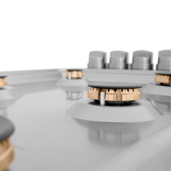 ZLINE 36 in. Dropin Cooktop With 6 Gas Brass Burners (RC-BR-36) - Image 12