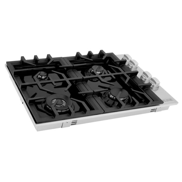 ZLINE 30 in. Dropin Cooktop with 4 Gas Burners and Black Porcelain Top (RC30-PBT) - Image 12