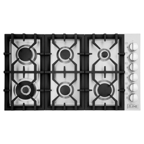 ZLINE 36 in. Dropin Cooktop With 6 Gas Burners (RC36) - Image 13