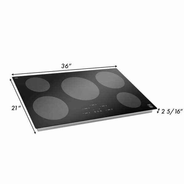 ZLINE 36 in. Induction Cooktop with 5 burners (RCIND-36) - Image 3