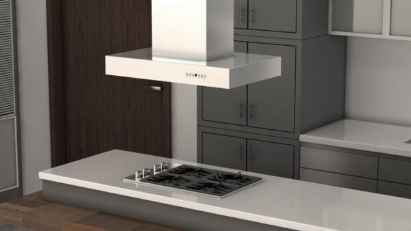 ZLINE Ducted Professional Island Mount Range Hood in Stainless Steel (KECOMi) - Image 2