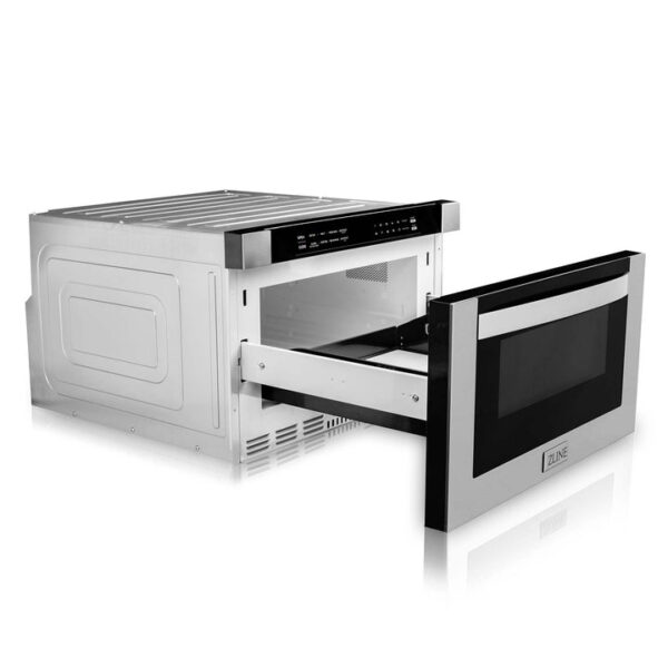 ZLINE 24 in. 1.2 cu. ft. Stainless Steel Built-in Microwave Drawer (MWD-1) - Image 6