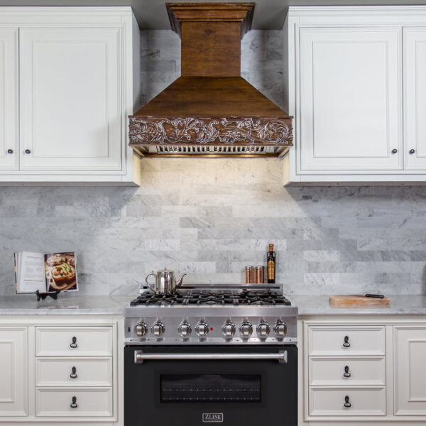 ZLINE 36 in. Dual Fuel Range with Gas Stove and Electric Oven in Stainless Steel with Black Matte Door (RA-BLM-36) - Image 14