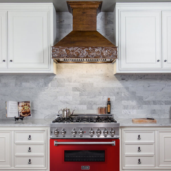 ZLINE 36 in. Dual Fuel Range with Gas Stove and Electric Oven in Stainless Steel with Red Gloss Door (RA-RG-36) - Image 6