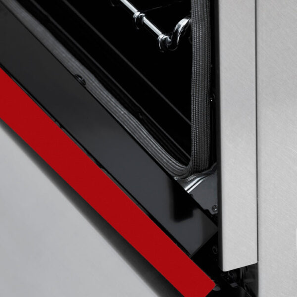 ZLINE 30 IN. 4.0 cu. ft. Induction Range in Fingerprint Resistant Stainless Steel with a 4 Element Stove, Electric Oven, and Red Gloss Door (RAINDS-RG-30) - Image 12
