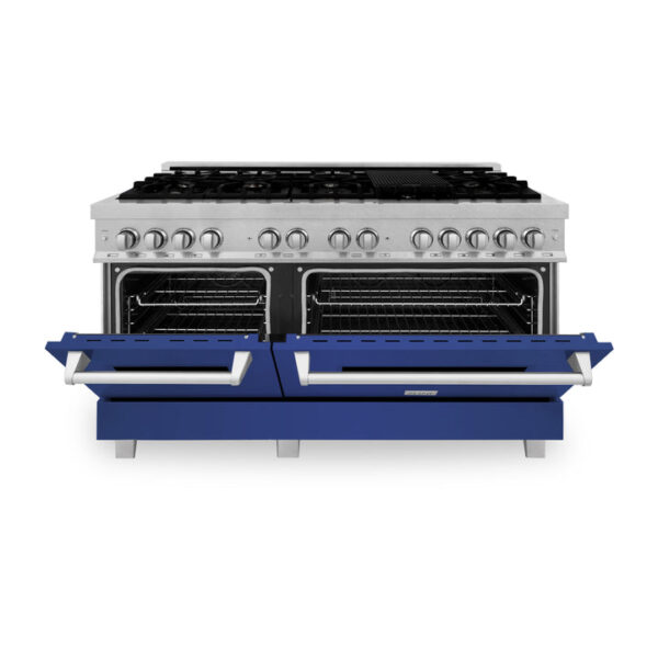 ZLINE 60 in. 7.4 cu. ft. Dual Fuel Range with Gas Stove and Electric Oven in Fingerprint Resistant Stainless Steel (RAS-SN-60) - Image 28