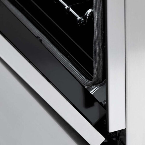 ZLINE Autograph Edition 60 in. 7.4 cu. ft. Dual Fuel Range with Gas Stove and Electric Oven in Stainless Steel with Matte Black Accents (RAZ-60-MB) - Image 4