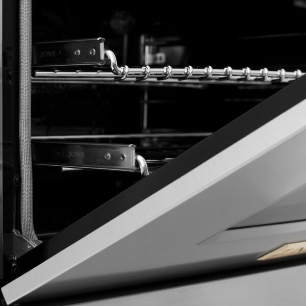 ZLINE Autograph Edition 24 in. 2.8 cu. ft. Range with Gas Stove and Gas Oven in Stainless Steel with Polished Gold Accents (RGZ-24-G) - Image 27