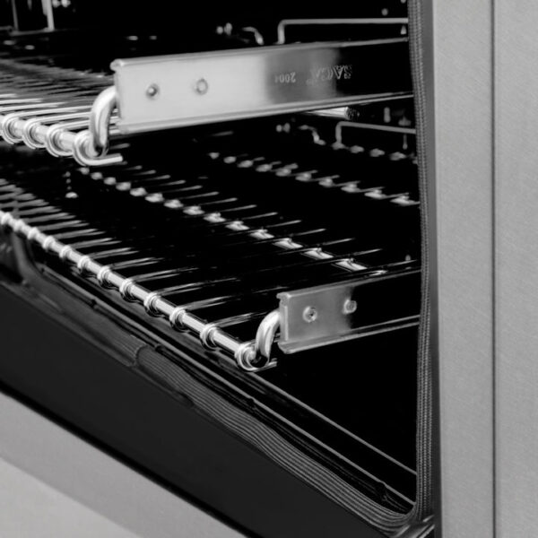 ZLINE 24 in. 2.8 cu. ft. Range with Gas Stove and Gas Oven in Stainless Steel with Brass Burners (RG-BR-24) - Image 12