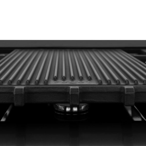 ZLINE Autograph Edition 48 in. Porcelain Rangetop with 7 Gas Burners in Black Stainless Steel and Champagne Bronze Accents (RTBZ-48-CB) - Image 6
