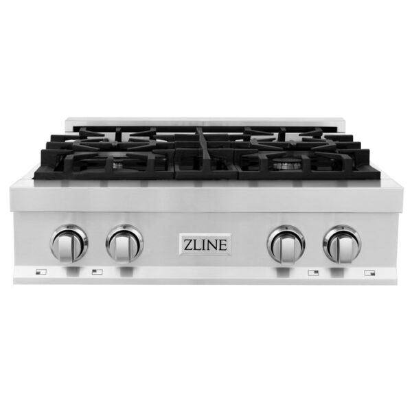 ZLINE 30 in. Porcelain Gas Stovetop with 4 Gas Burners (RT30) - Image 3