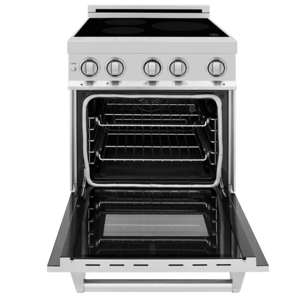 ZLINE 24 In. 2.8 cu. ft. Induction Range with a 3 Element Stove and Electric Oven in Stainless Steel (RAIND-24) - Image 27