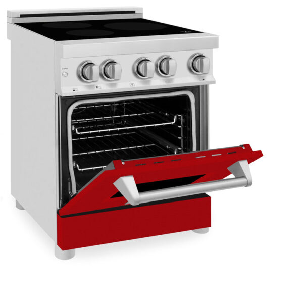 ZLINE 24 In. 2.8 cu. ft. Induction Range with a 3 Element Stove and Electric Oven in Stainless Steel (RAIND-24) - Image 5